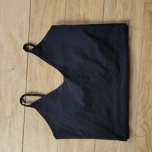 Black Groceries apparel cami crop Tank L